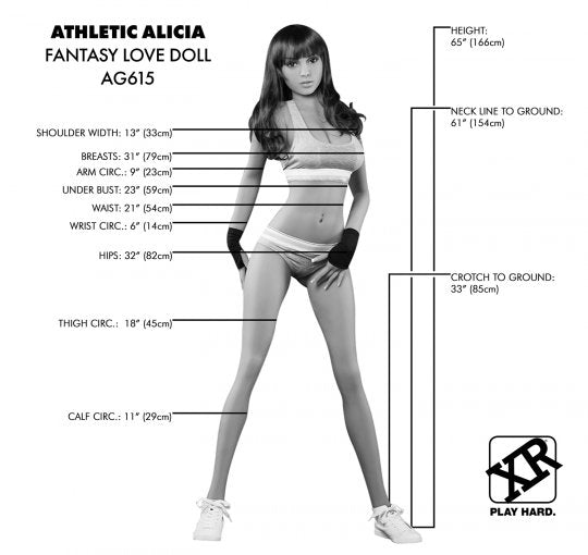 Athletic Alicia Fantasy Love Doll