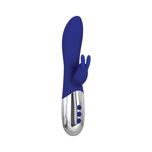 Adam & Eve Royal Rabbit Warming Vibrator - Blue