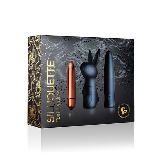 Rocks Off Silhouette Dark Desires Kit - Copper/Black
