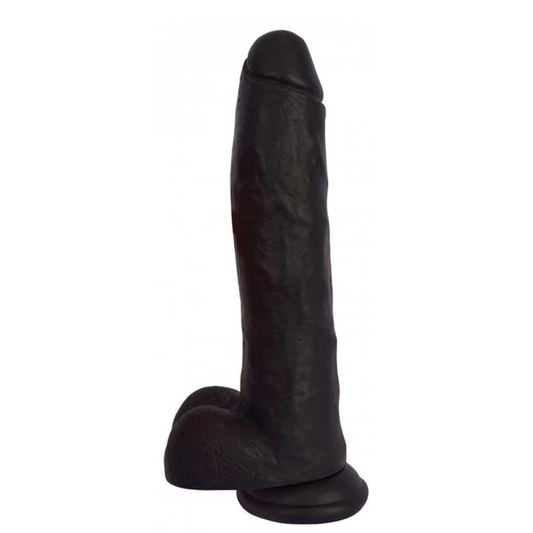 JOCK 11 Inch Dong with Balls Black