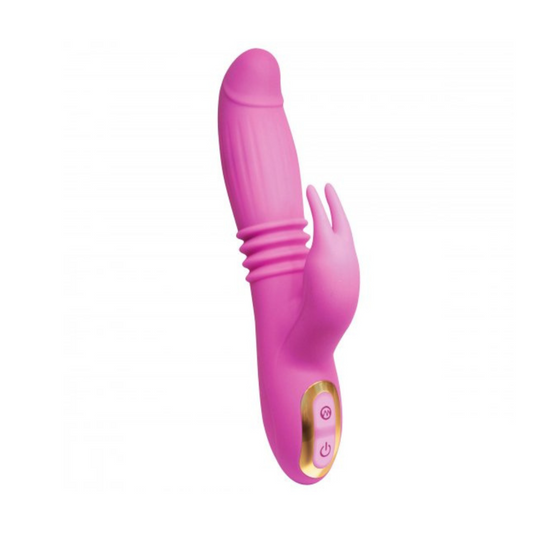 35X Lil Swell Thrusting and Swelling Silicone Rabbit Vibrator