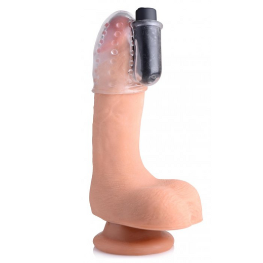 28X Rechargeable Penis Head Teaser with Remote Control